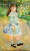 Pierre-Auguste Renoir Girl With a Hoop, china oil painting reproduction